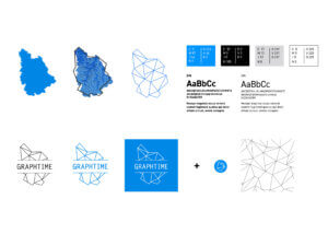 Page de présentation de la charte graphique de Graphtime